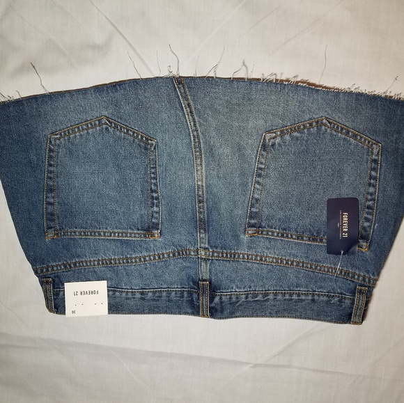 Forever 21 Denim Mini Skirt - Picture 4 of 7